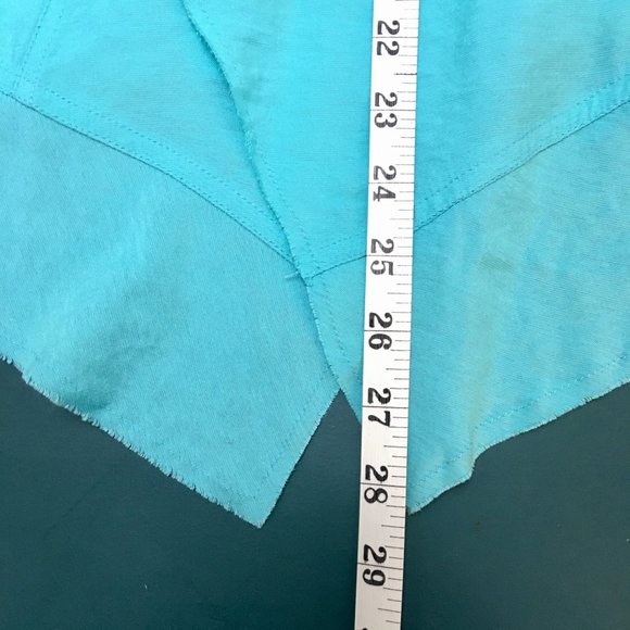 dressy Chico's aqua blue jacket - Picture 10 of 12